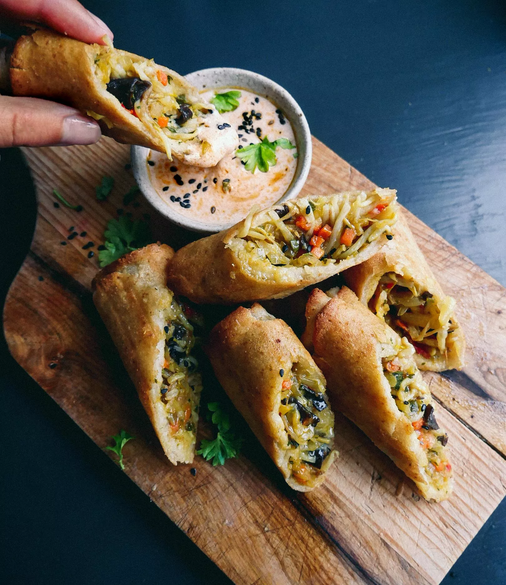 Vegetable Spring Rolls(3pcs)