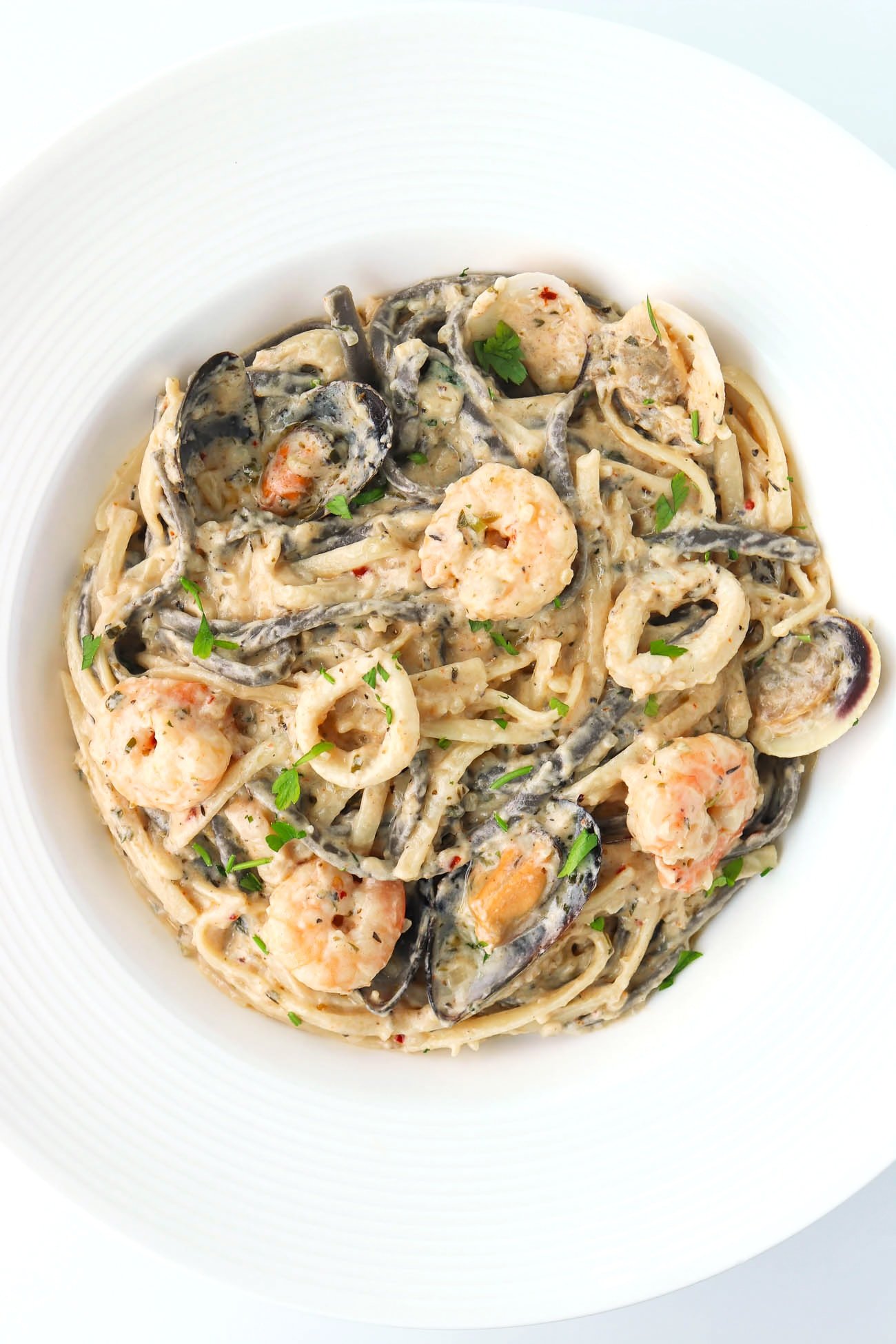 FishBalls With Pasta/Spaghetti in Cream Sauce